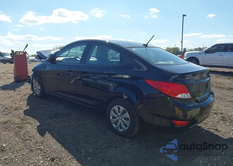 2017 Hyundai Accent Se from USA, damaged, VIN KMHCT4AE9HU370563